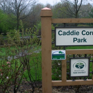 Caddie Corner Park entrance