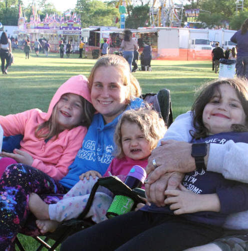 family in the park