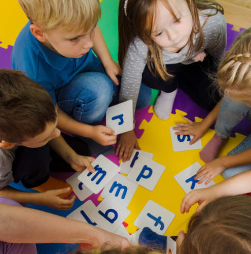 Children learning